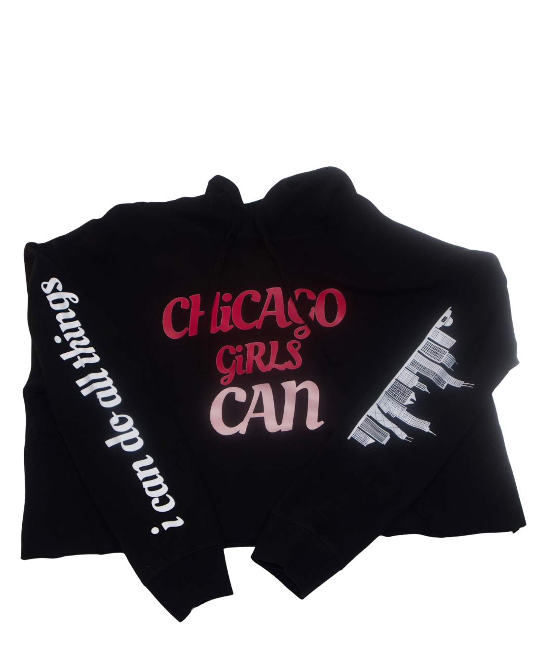 “Chicago Girls Can” Cropped Hoodie