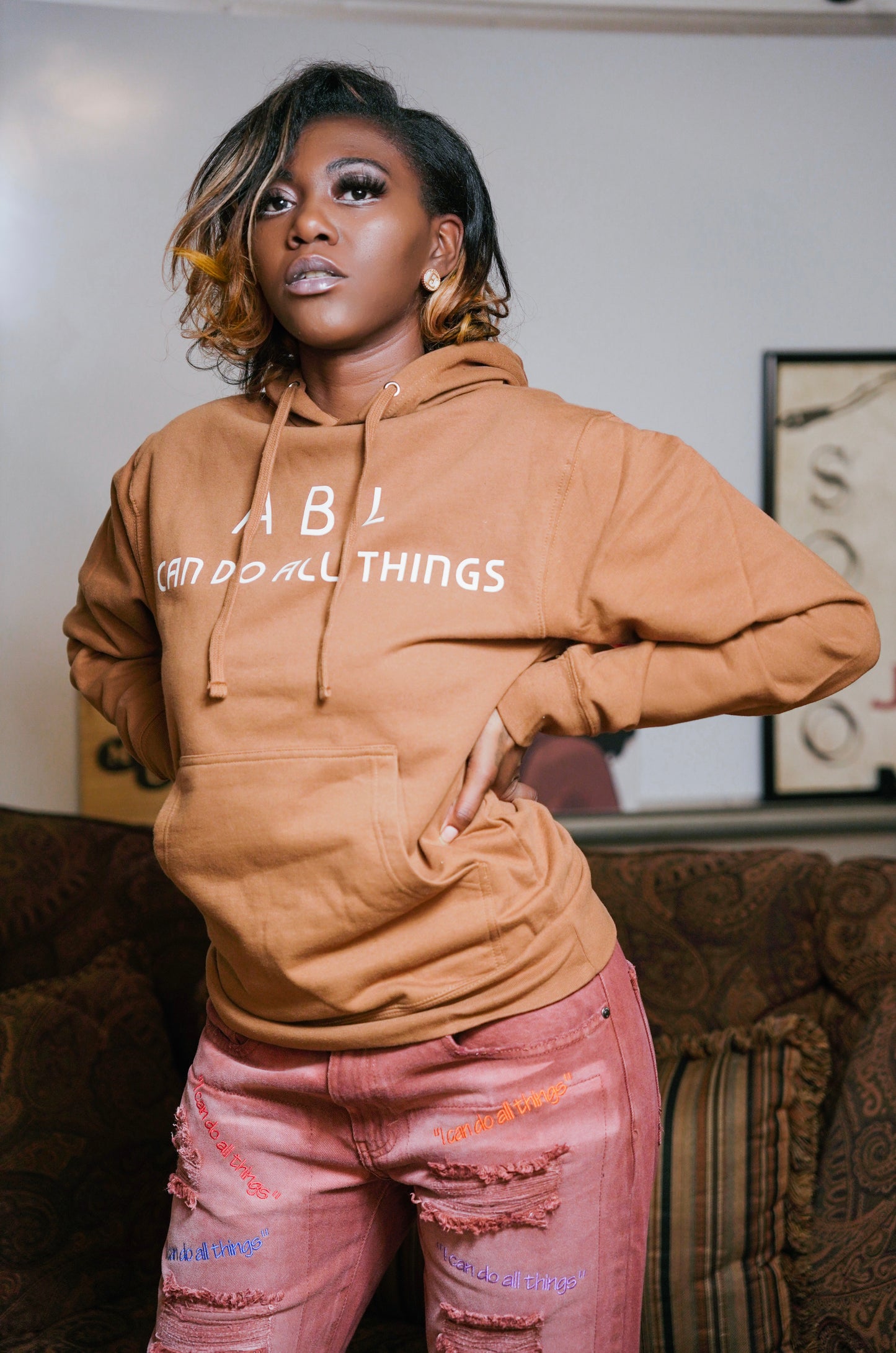 Saddle “Aye BL” Hoodie